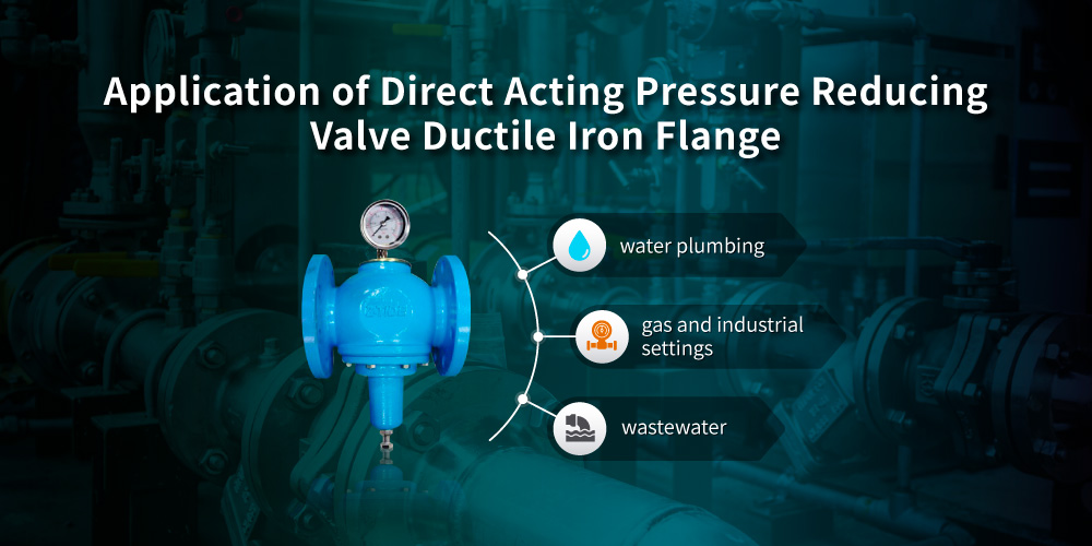 Applications of Z-Tide Direct Acting Pressure Reducing Valve in Ductile Iron with Flange connection