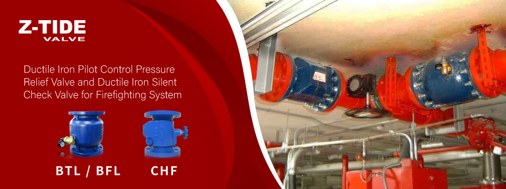 Z-Tide Pressure Relief Valve and Silent Check Valve for Taiwan firefighting system