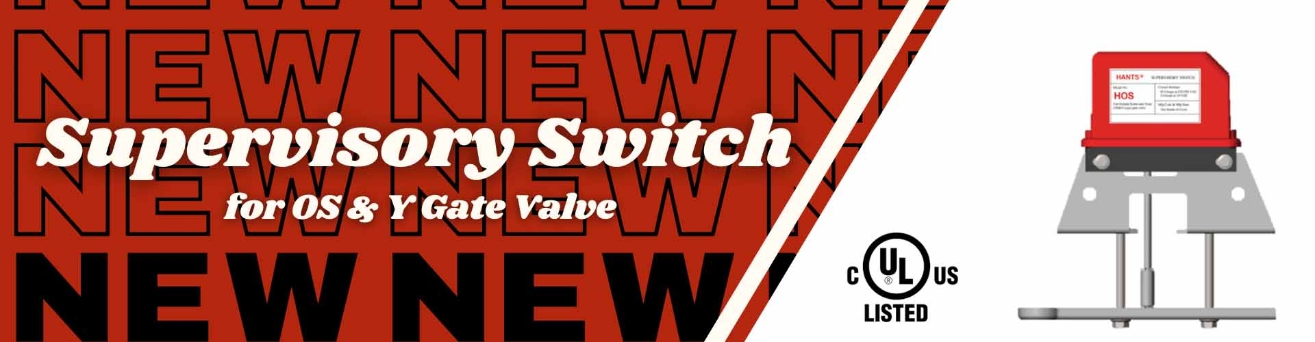 Z-Tide UL Supervisory Switch for OS&Y Gate Valve
